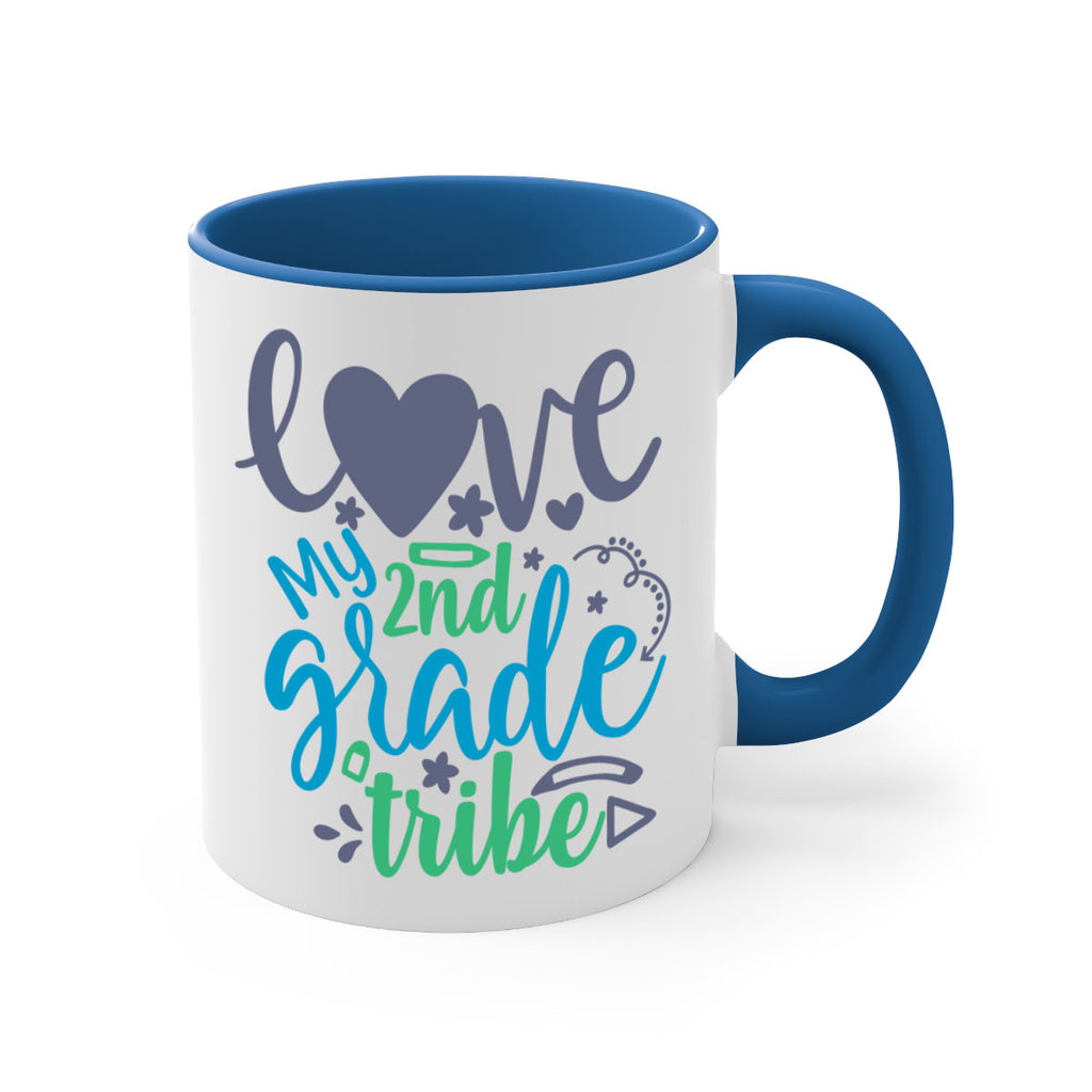 love my 2nd grade tribe 9#- second grade-Mug / Coffee Cup
