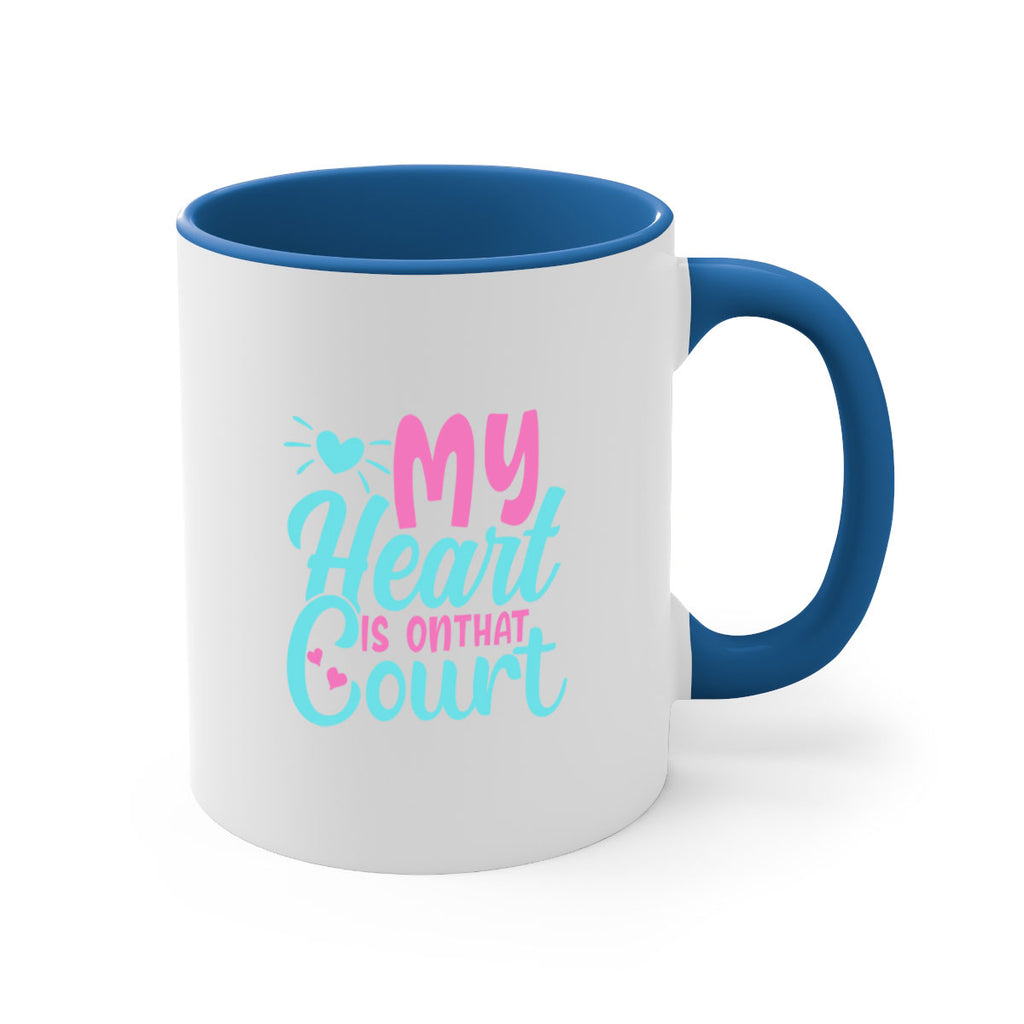 my heart is on the court 1988#- basketball-Mug / Coffee Cup