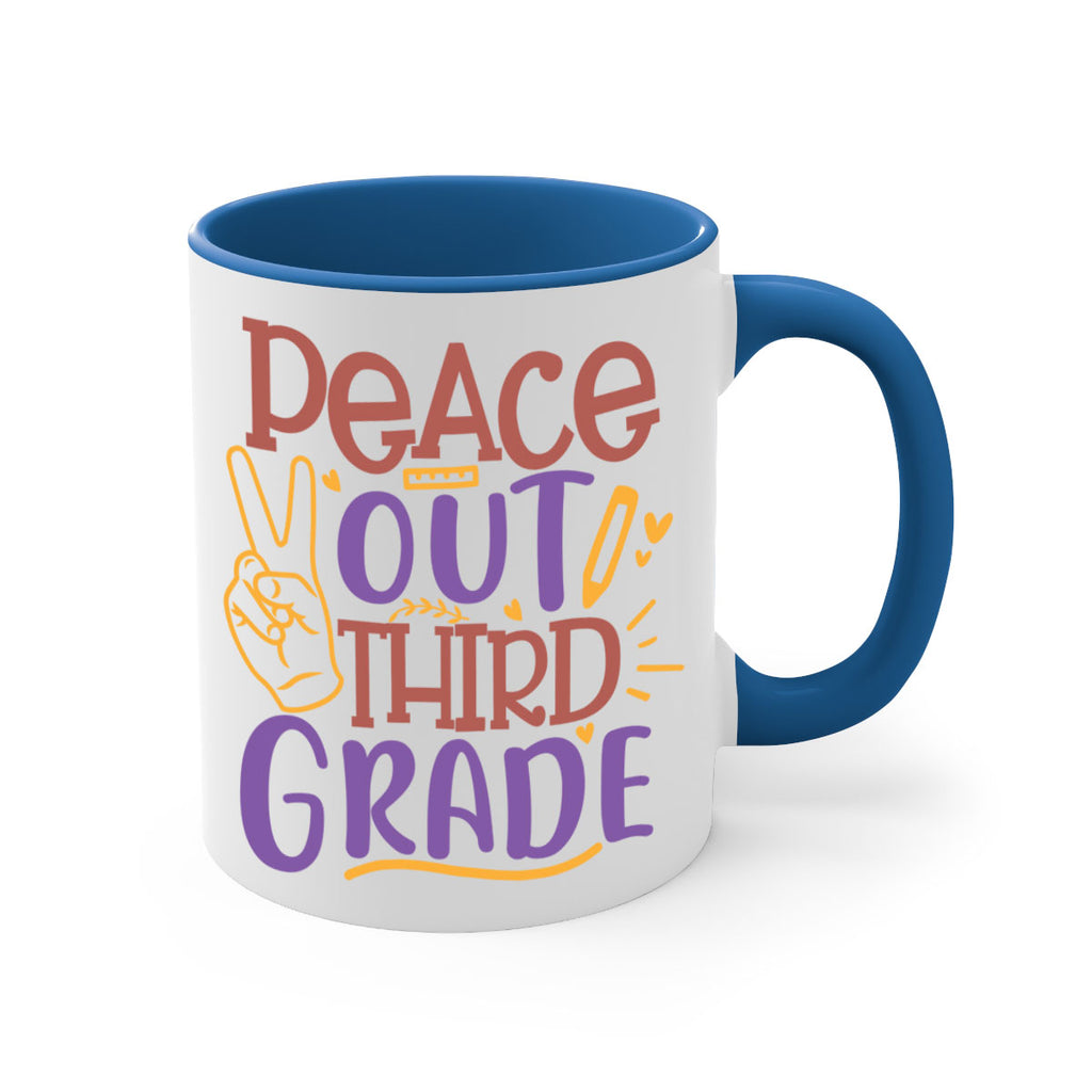 peace out 3rd grade 1#- Third Grade-Mug / Coffee Cup