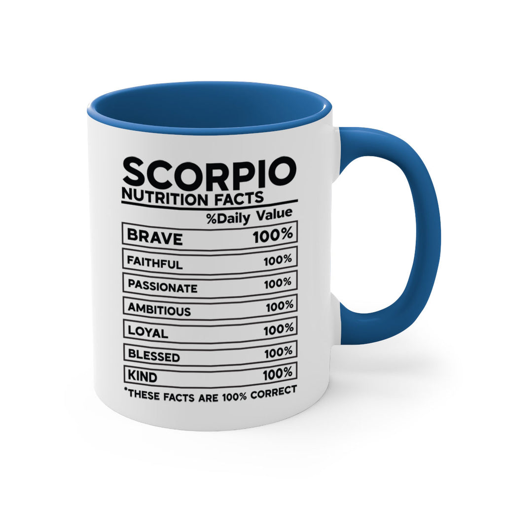 scorpio Nutrition Facts 434#- zodiac-Mug / Coffee Cup