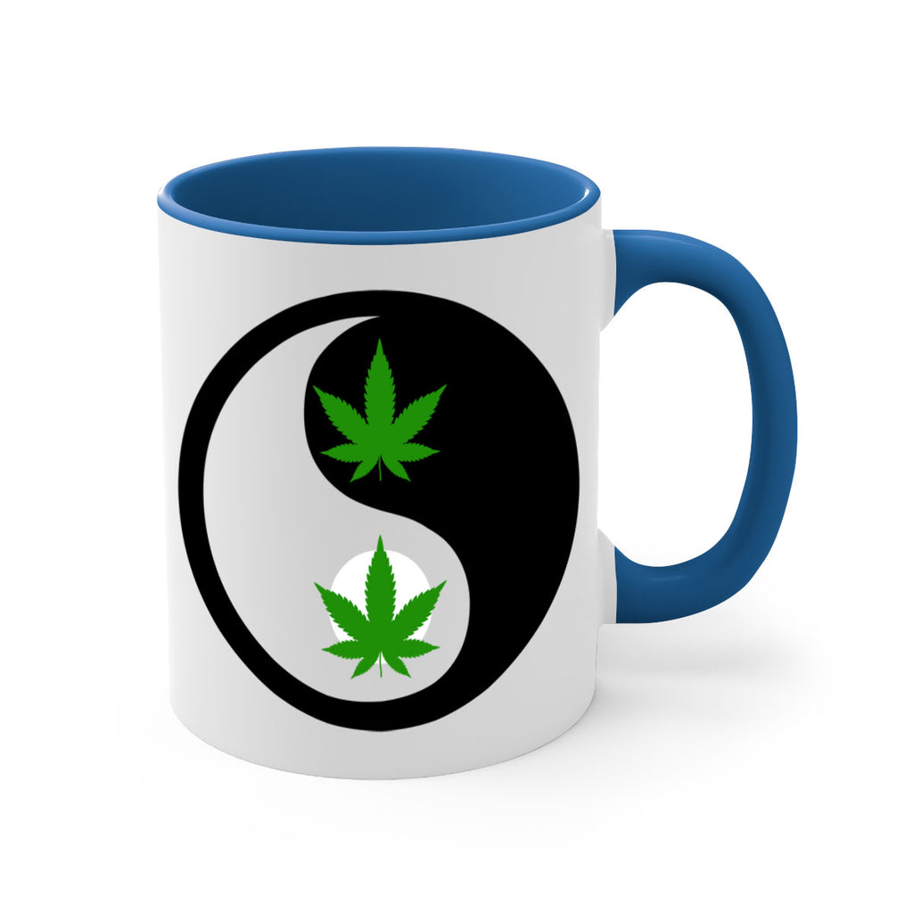 yin and yang weed 311#- marijuana-Mug / Coffee Cup