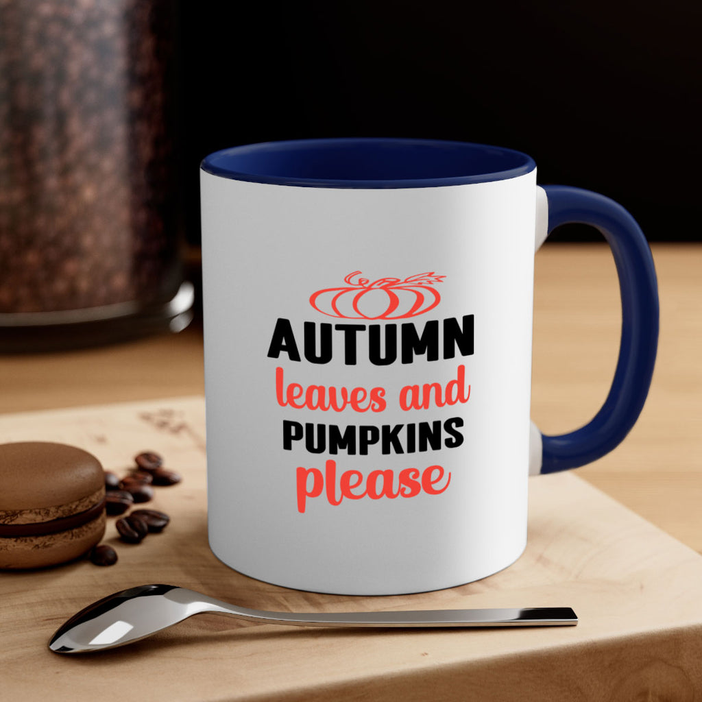 Autumn leaves and pumpkins please 27#- fall-Mug / Coffee Cup