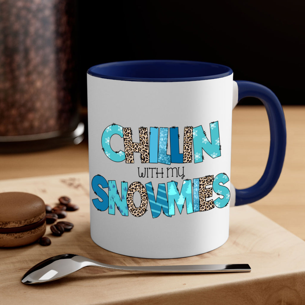 Chillin with my snowmies 43#- winter-Mug / Coffee Cup