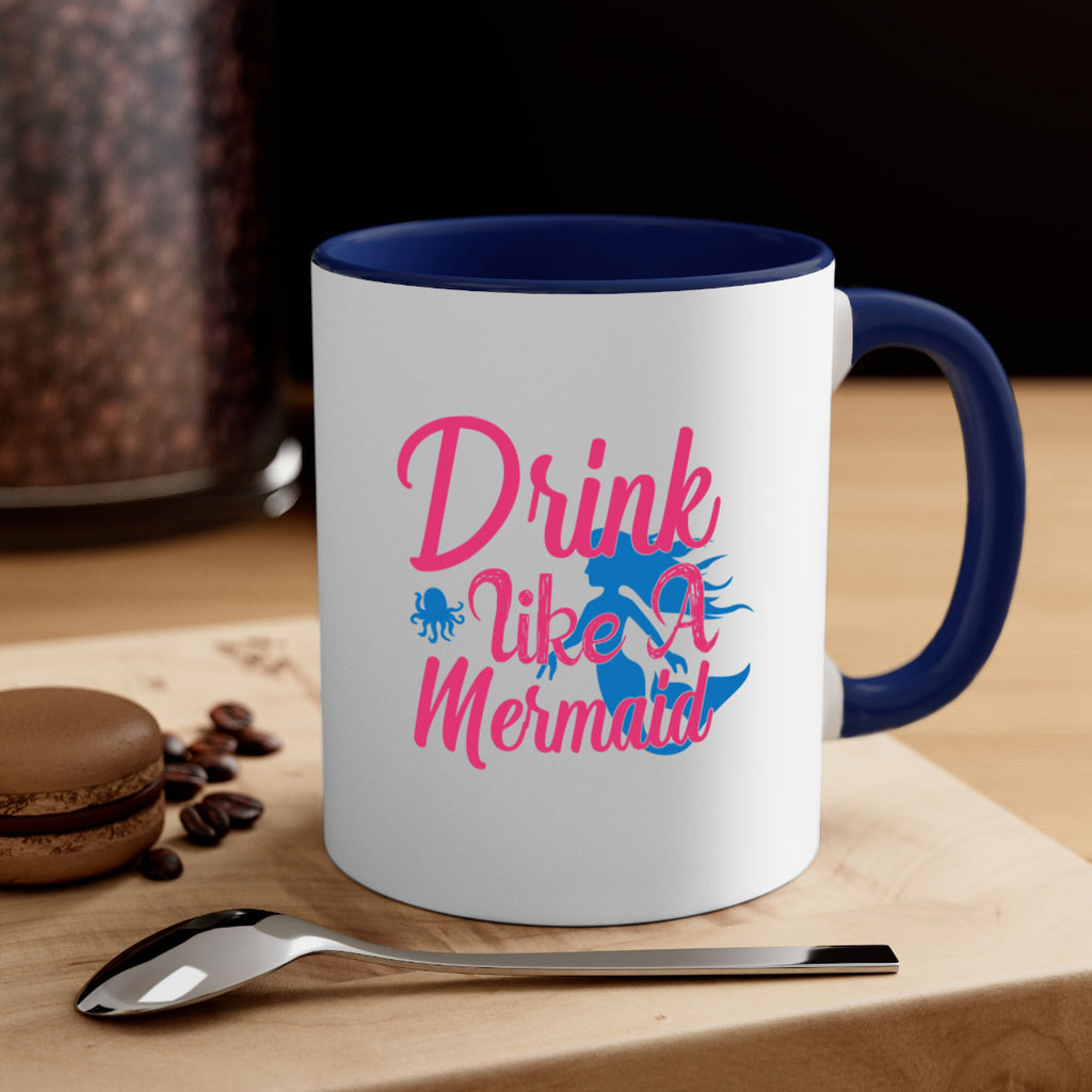 Drink Like A Mermaid 140#- mermaid-Mug / Coffee Cup