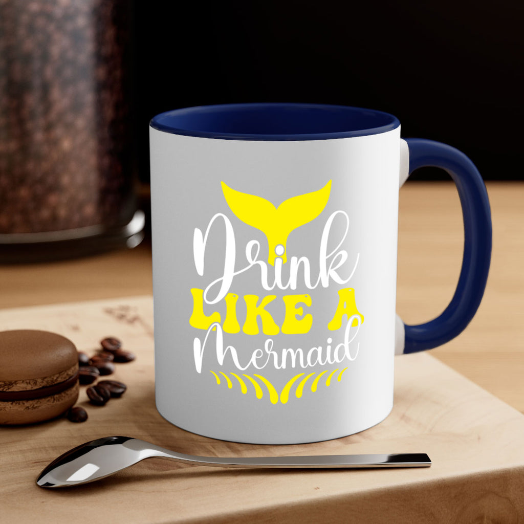 Drink Like a Mermaid 138#- mermaid-Mug / Coffee Cup