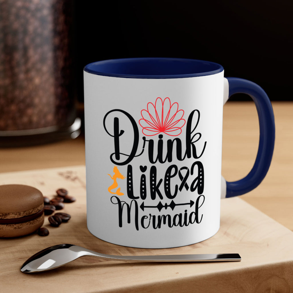 Drink Like a Mermaid 151#- mermaid-Mug / Coffee Cup