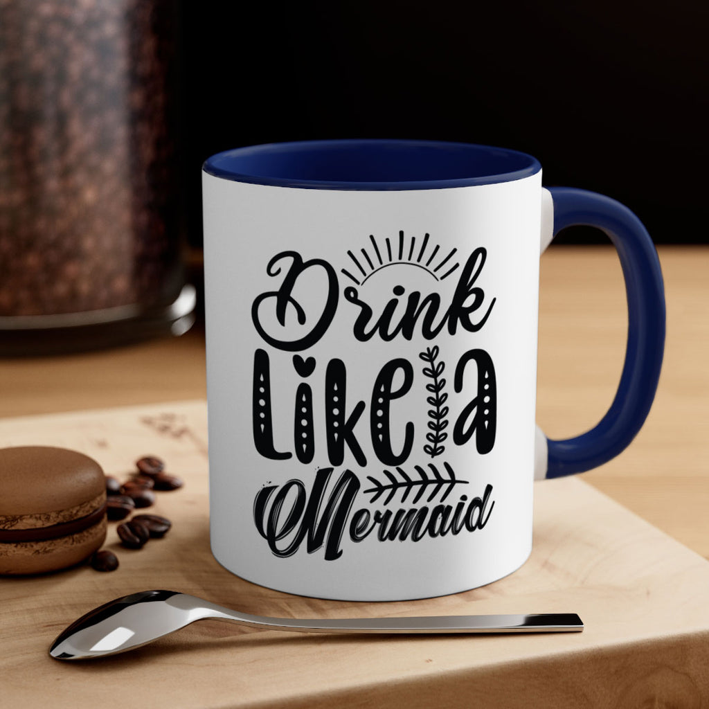 Drink Like a Mermaid 152#- mermaid-Mug / Coffee Cup