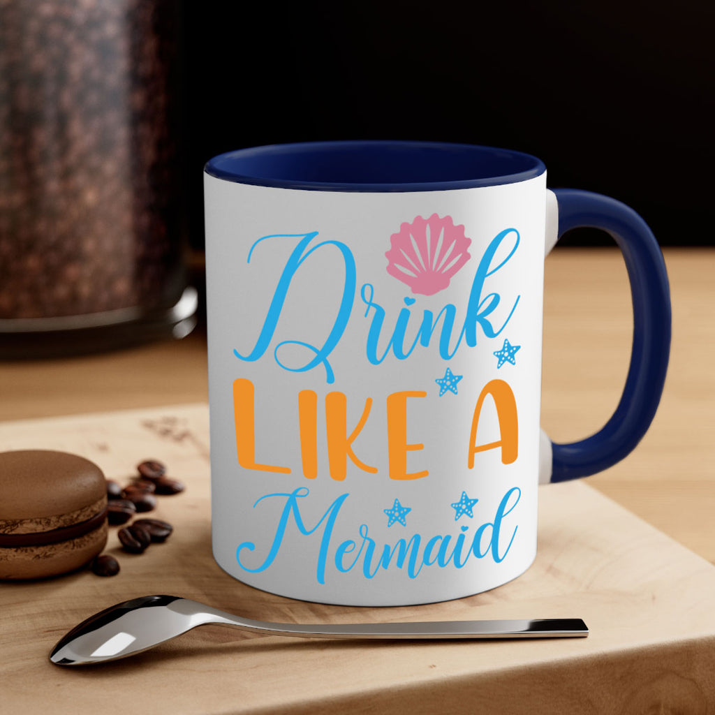 Drink Like a Mermaid 153#- mermaid-Mug / Coffee Cup
