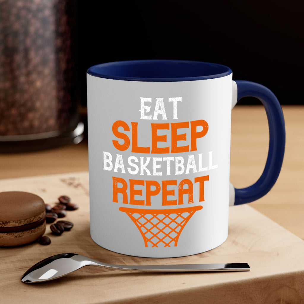Eat more sleep basketball repeat 2351#- basketball-Mug / Coffee Cup