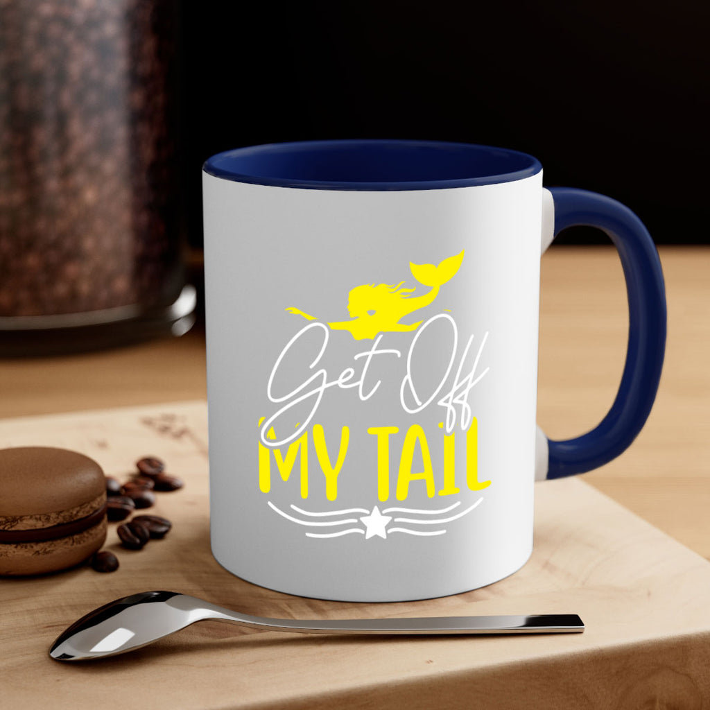 Get off My Tail 170#- mermaid-Mug / Coffee Cup