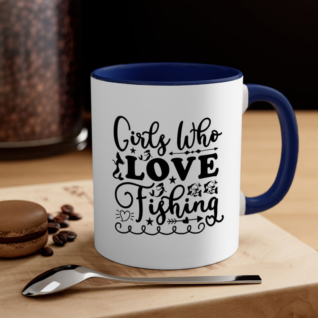 Girls Who Love Fishing 188#- mermaid-Mug / Coffee Cup