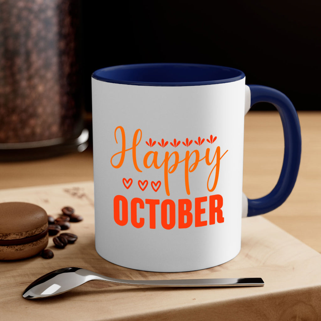 Happy October Design 237#- fall-Mug / Coffee Cup