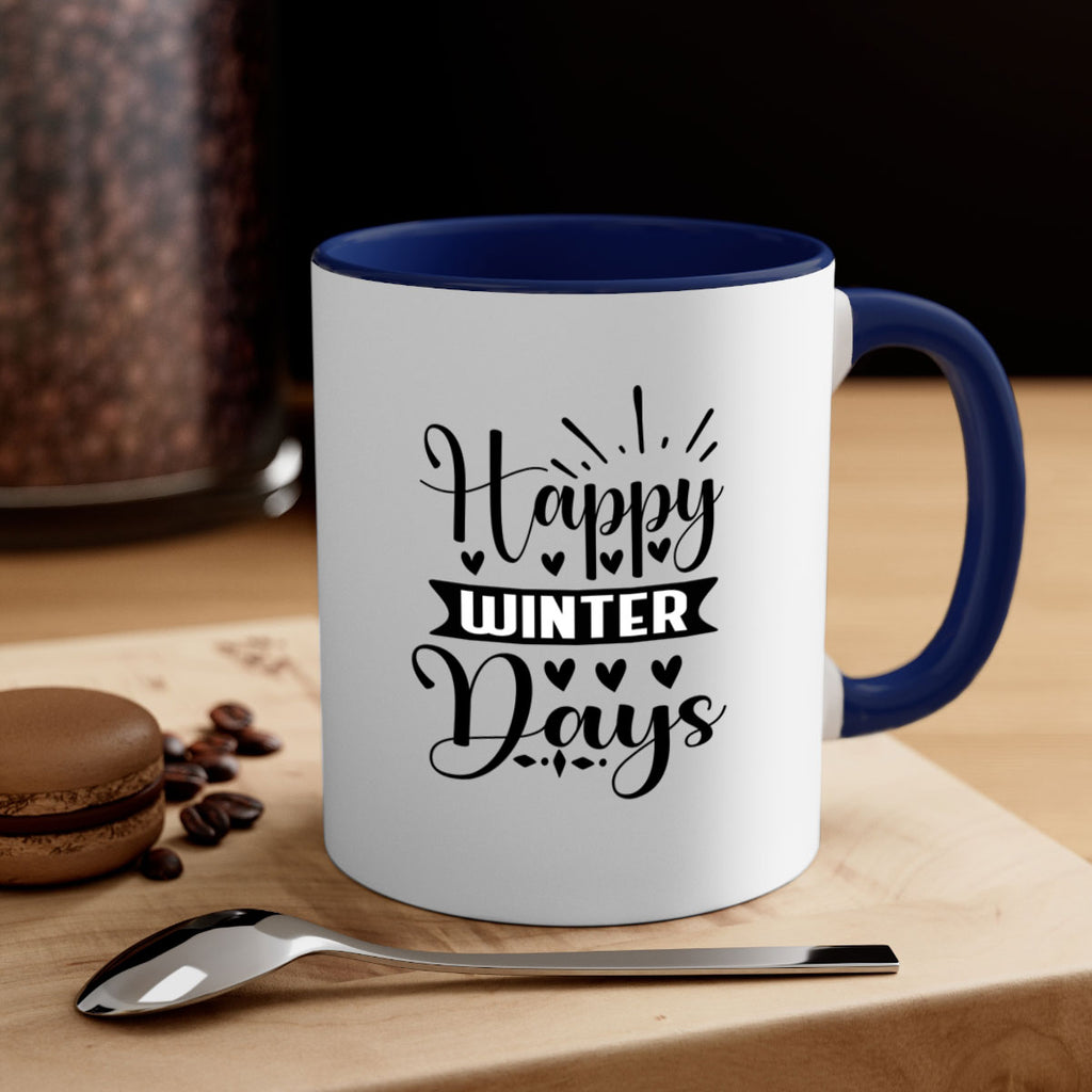 Happy Winter Days 125#- winter-Mug / Coffee Cup