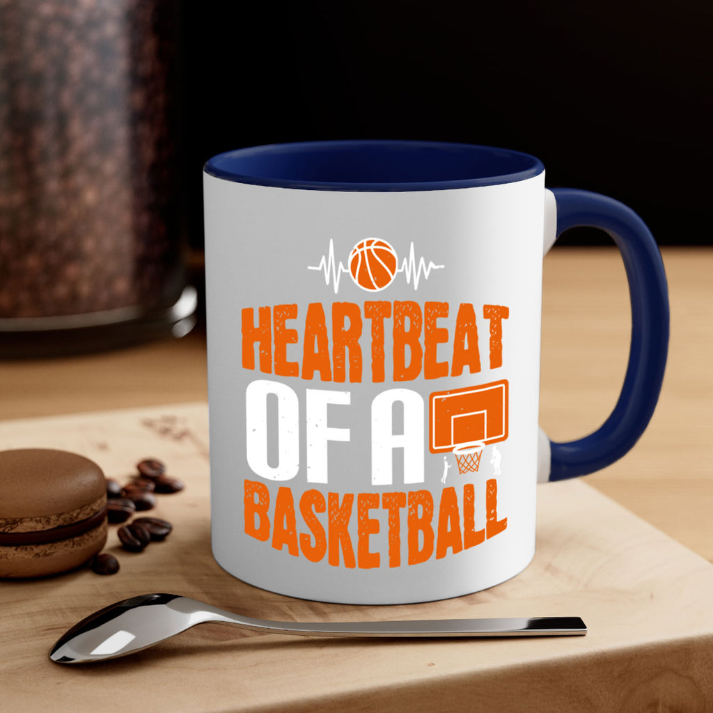 Heartbeat of a basketball 2299#- basketball-Mug / Coffee Cup