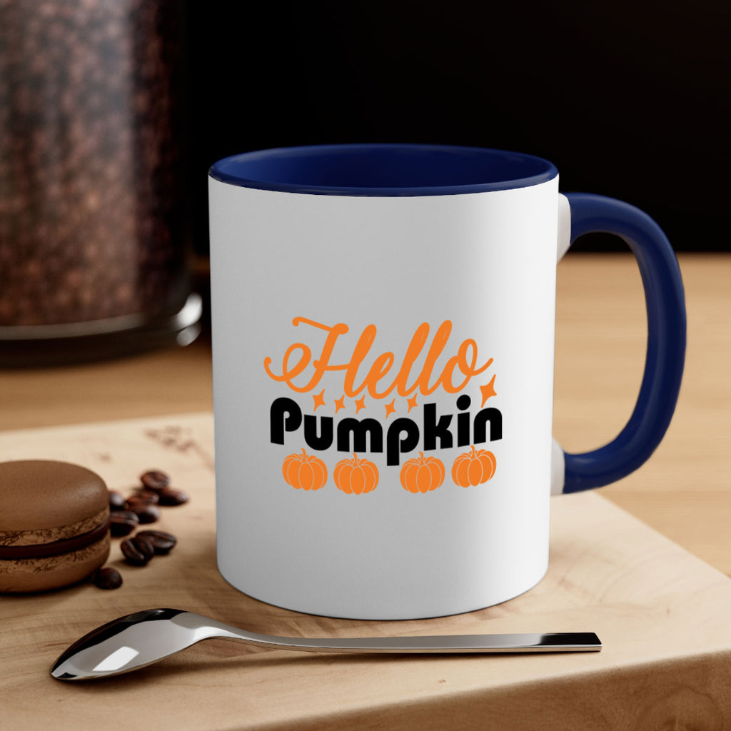 Hello Pumpkin 292#- fall-Mug / Coffee Cup