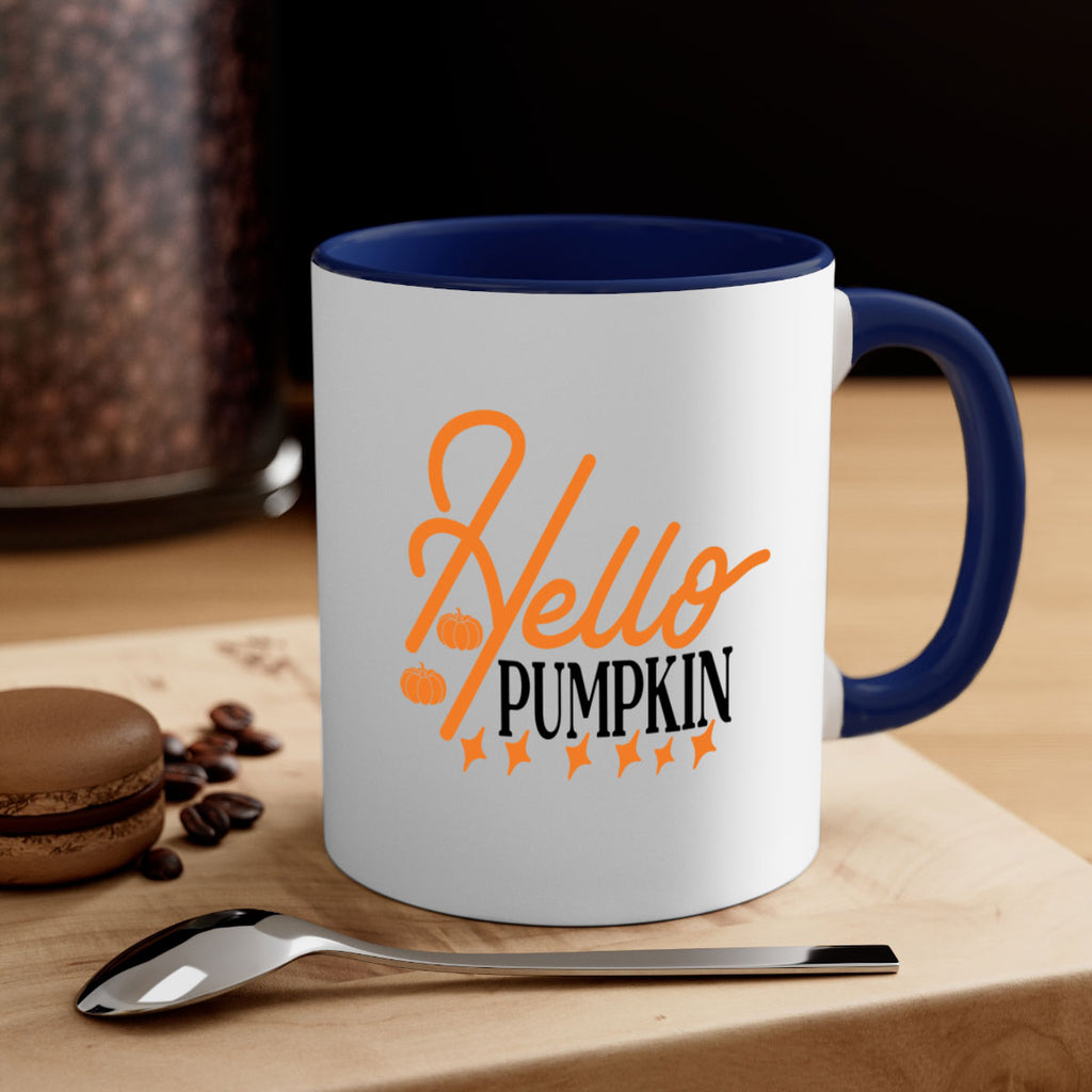 Hello Pumpkin 293#- fall-Mug / Coffee Cup