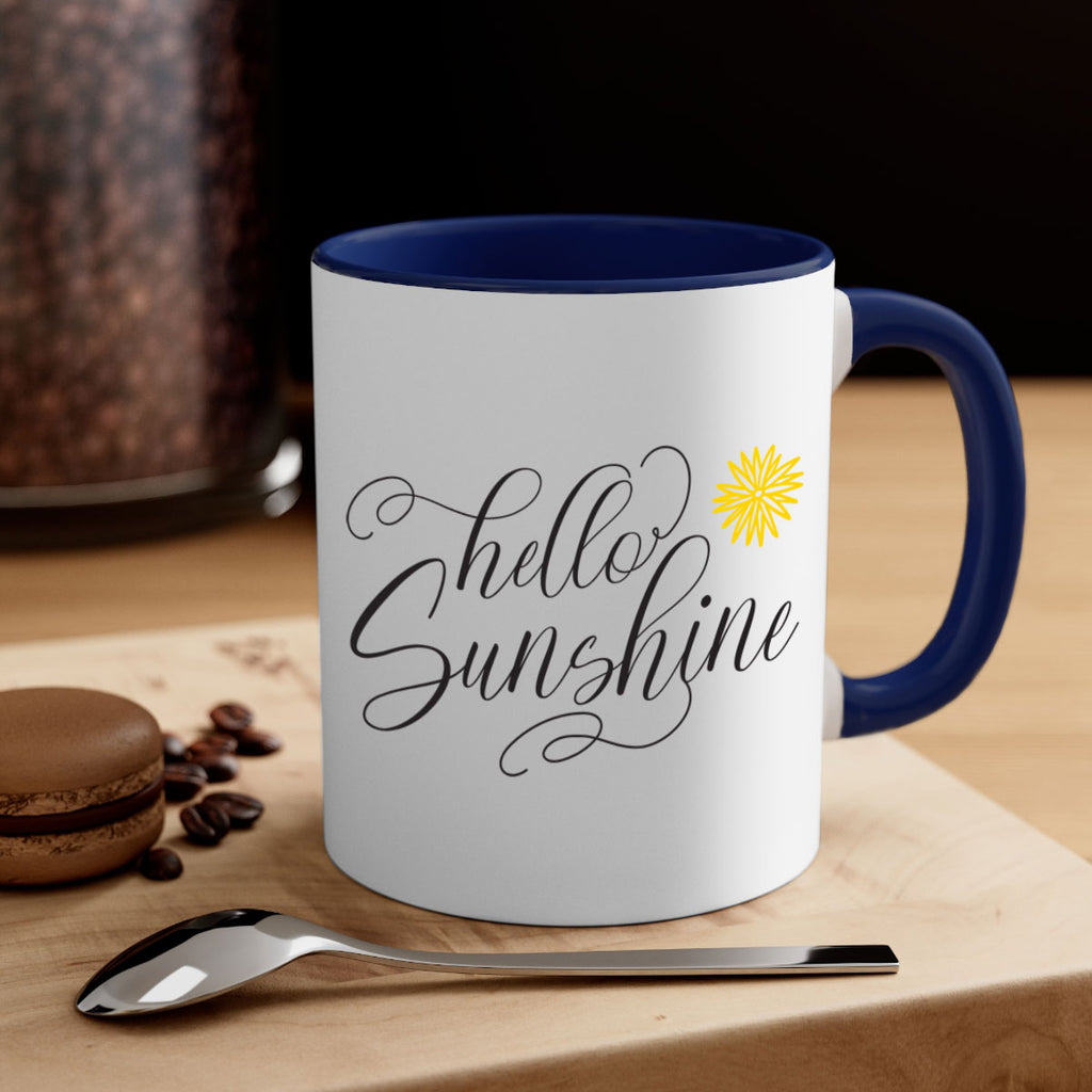 Hello Spring Lettering201#- spring-Mug / Coffee Cup