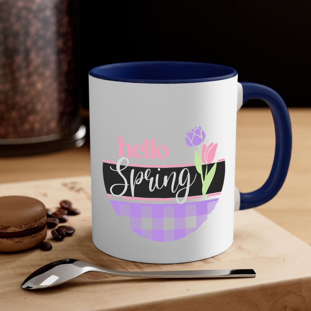 Hello spring plaid206#- spring-Mug / Coffee Cup