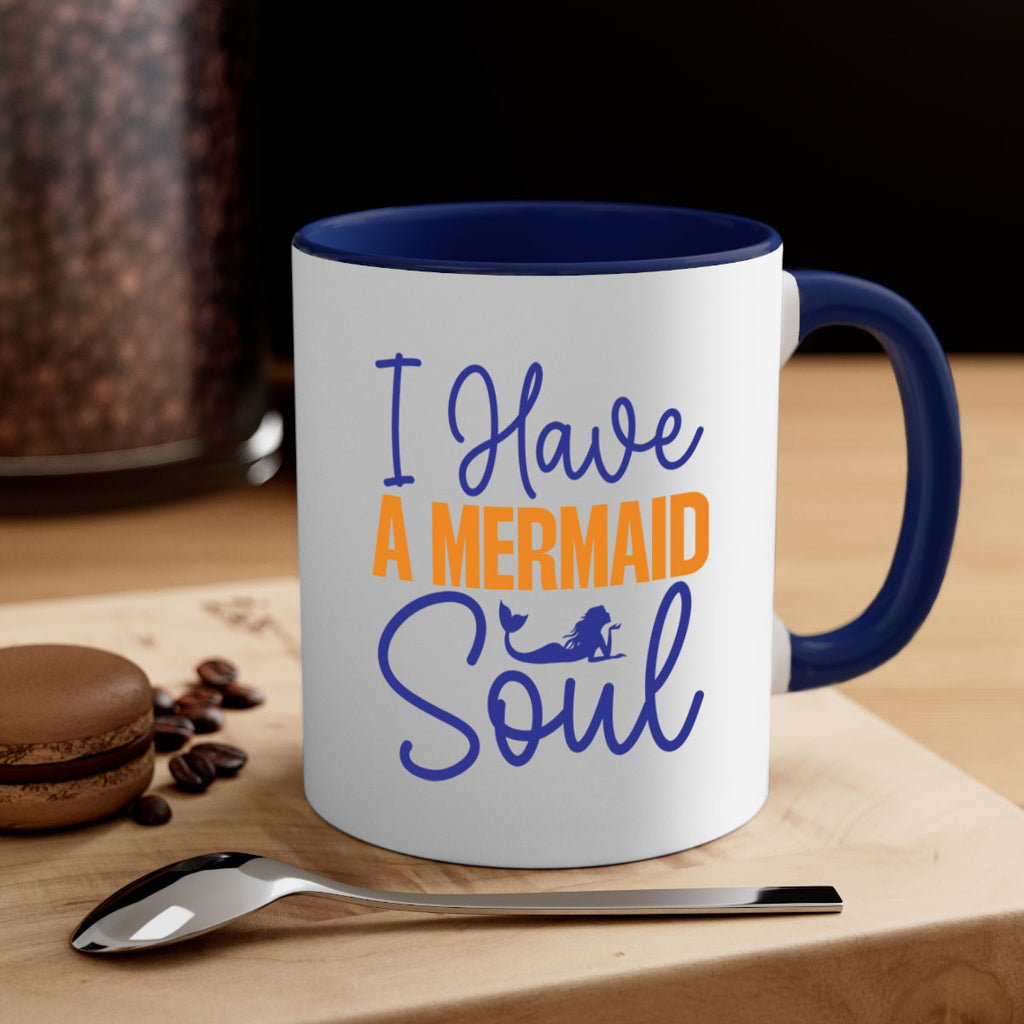 I Have a Mermaid Soul 205#- mermaid-Mug / Coffee Cup