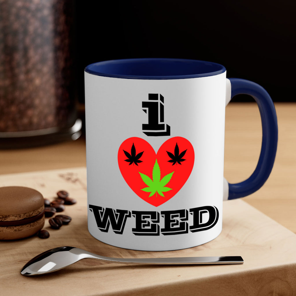 I love weed 128#- marijuana-Mug / Coffee Cup
