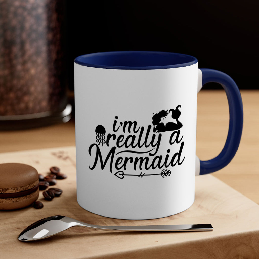 I m Really A Mermaid 213#- mermaid-Mug / Coffee Cup