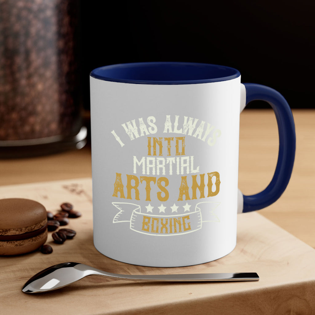 I was always into martial arts and boxing 1987#- boxing-Mug / Coffee Cup
