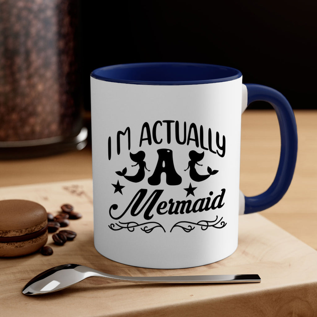 Im actually a mermaid 258#- mermaid-Mug / Coffee Cup