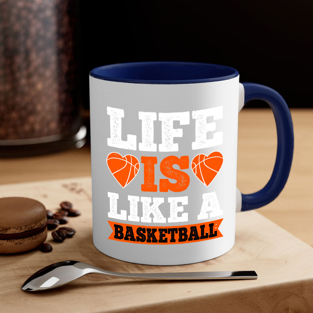 Life is like a basketball 897#- basketball-Mug / Coffee Cup