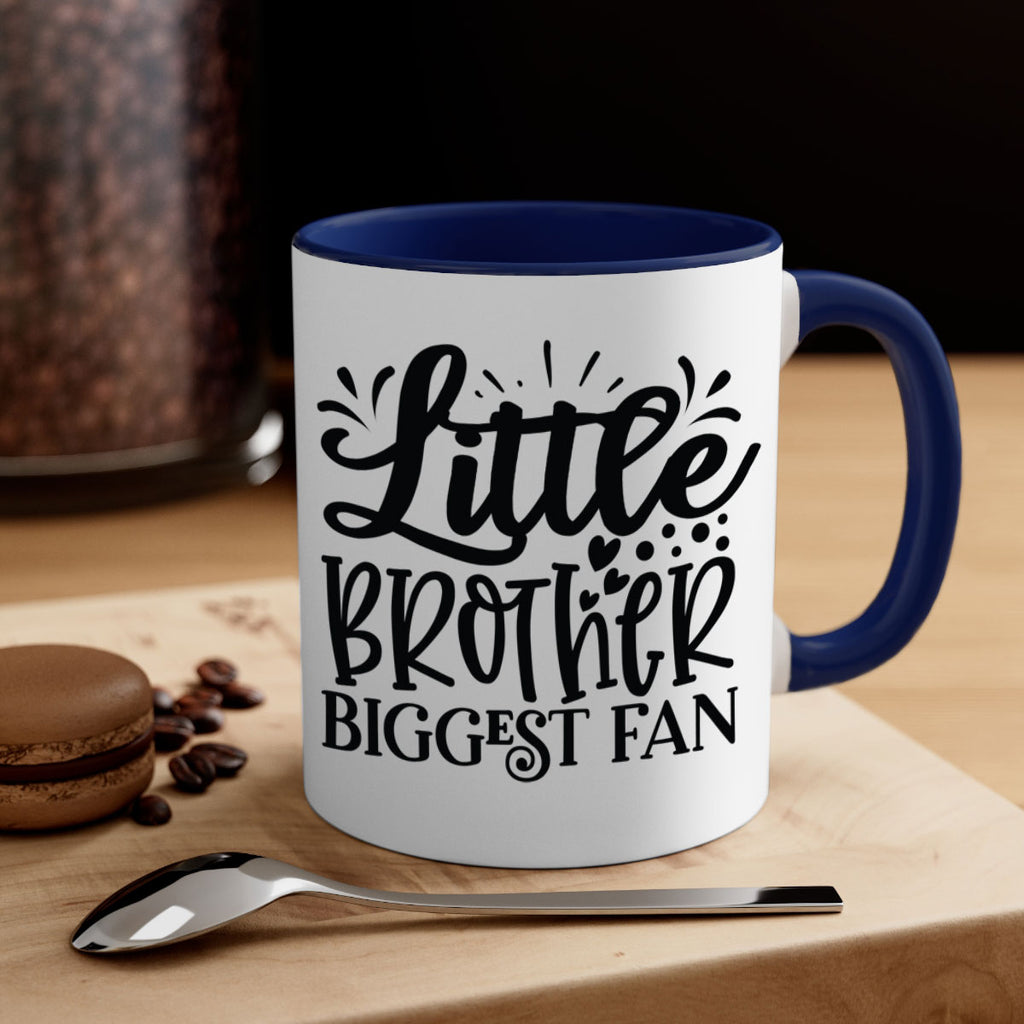 Little Brother Biggest Fan 2056#- baseball-Mug / Coffee Cup