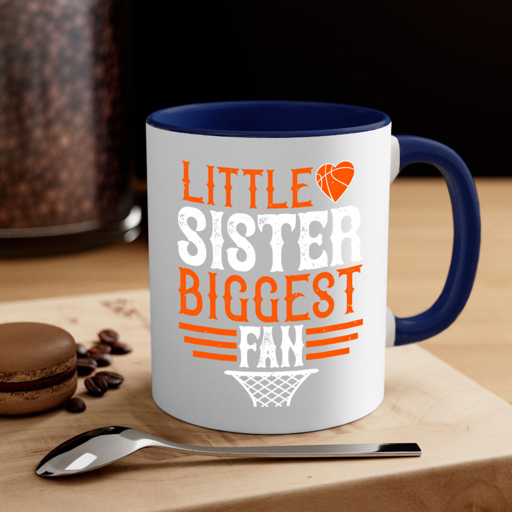 Little sister biggest fan 2003#- basketball-Mug / Coffee Cup