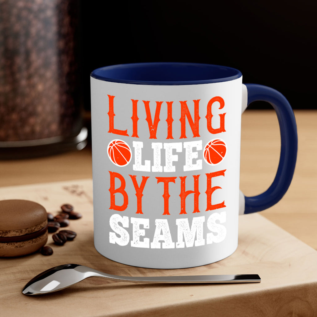 Living life by the seams 1965#- basketball-Mug / Coffee Cup