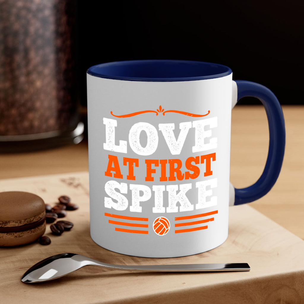 Love at first spike 735#- basketball-Mug / Coffee Cup