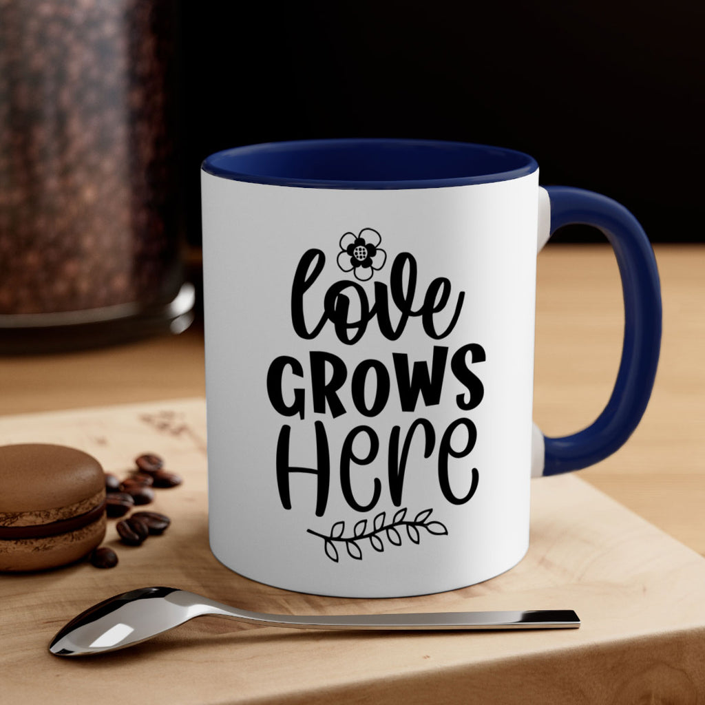 Love grows here  335#- spring-Mug / Coffee Cup