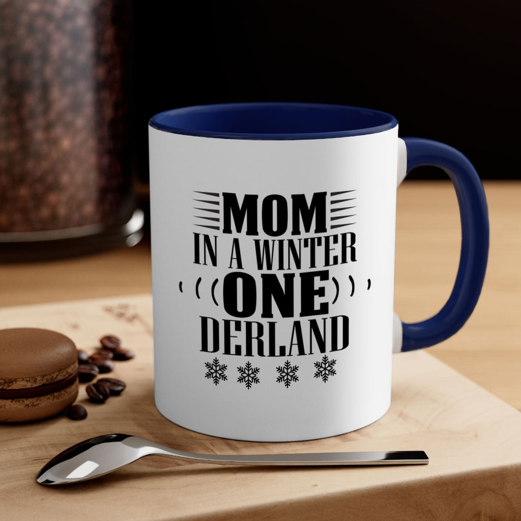MOM IN A WINTER ONE DERLAND 322#- winter-Mug / Coffee Cup
