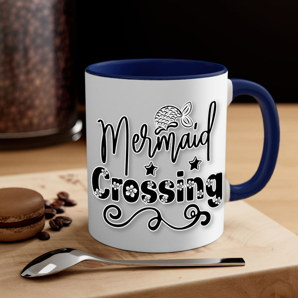 Mermaid Crossing 400#- mermaid-Mug / Coffee Cup