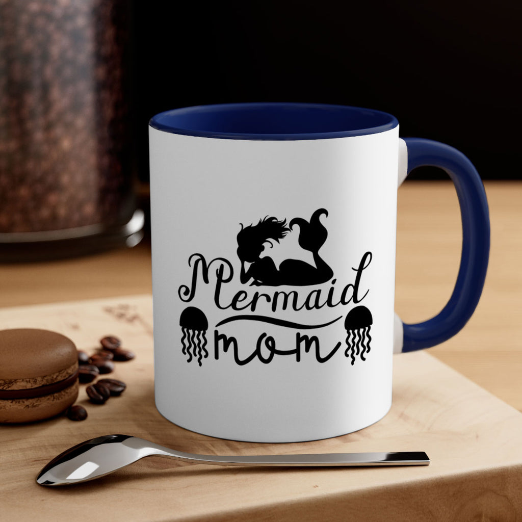 Mermaid Mom 373#- mermaid-Mug / Coffee Cup