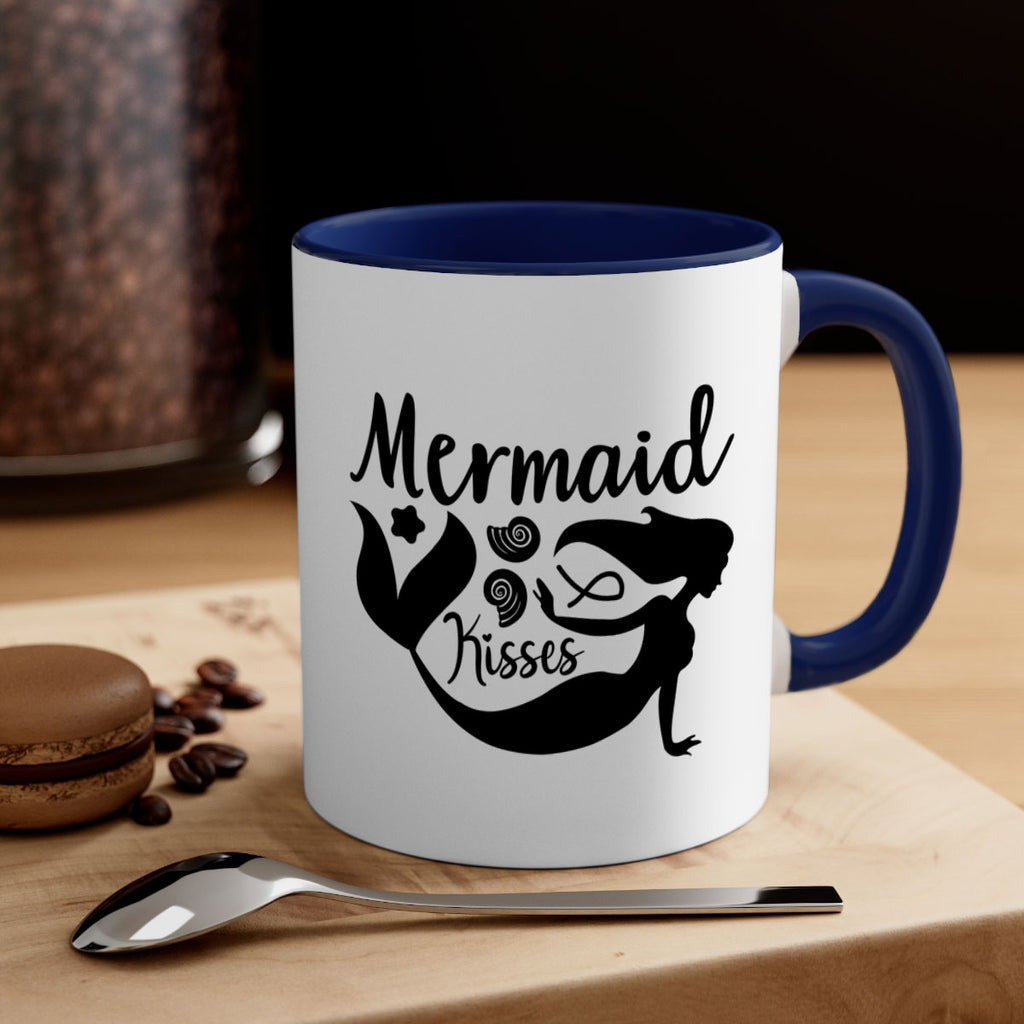 Mermaid kisses design 428#- mermaid-Mug / Coffee Cup