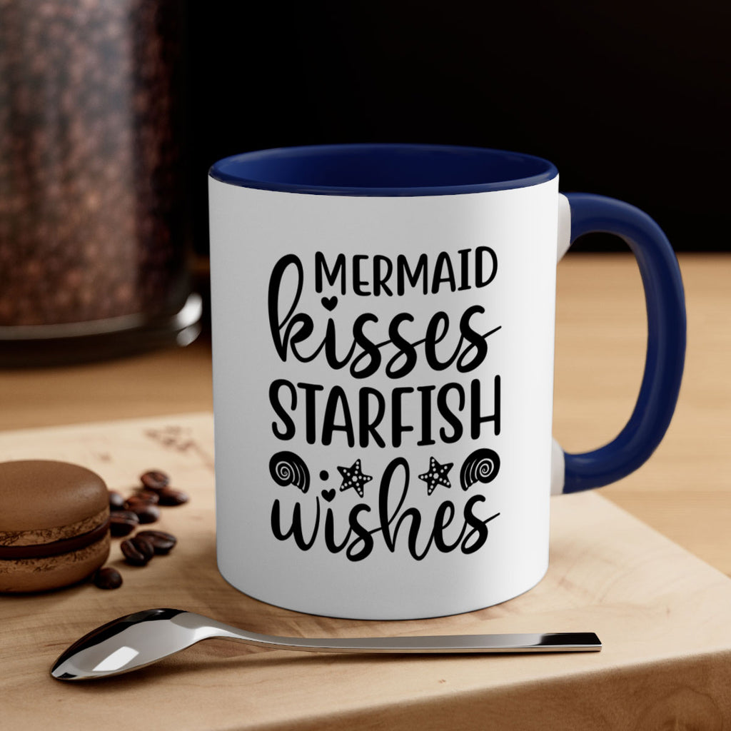 Mermaid kisses starfish wishes 426#- mermaid-Mug / Coffee Cup