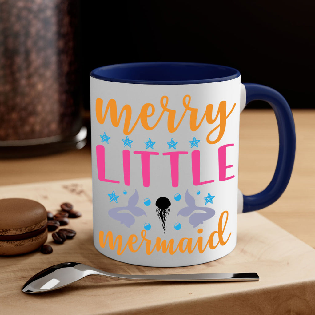 Merry Little Mermaid Design 503#- mermaid-Mug / Coffee Cup