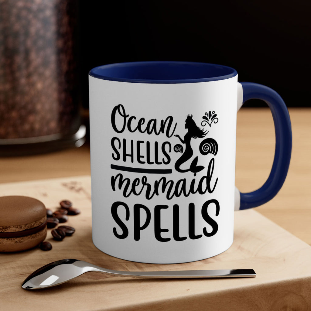 Ocean shells mermaid spells 522#- mermaid-Mug / Coffee Cup