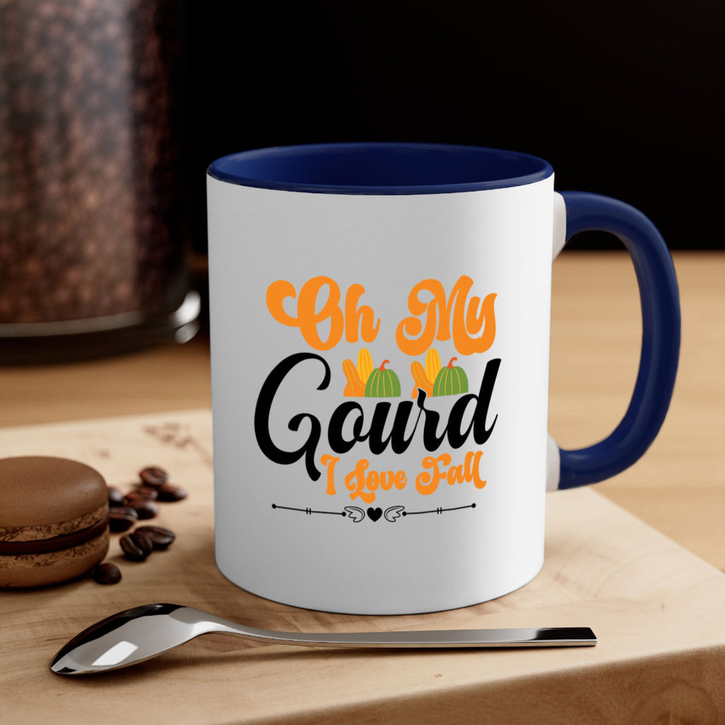 Oh My Gourd I Love Fall 457#- fall-Mug / Coffee Cup
