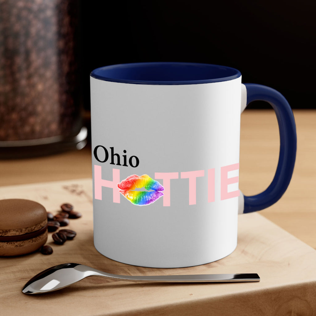 Ohio Hottie with rainbow lips 35#- Hottie Collection-Mug / Coffee Cup