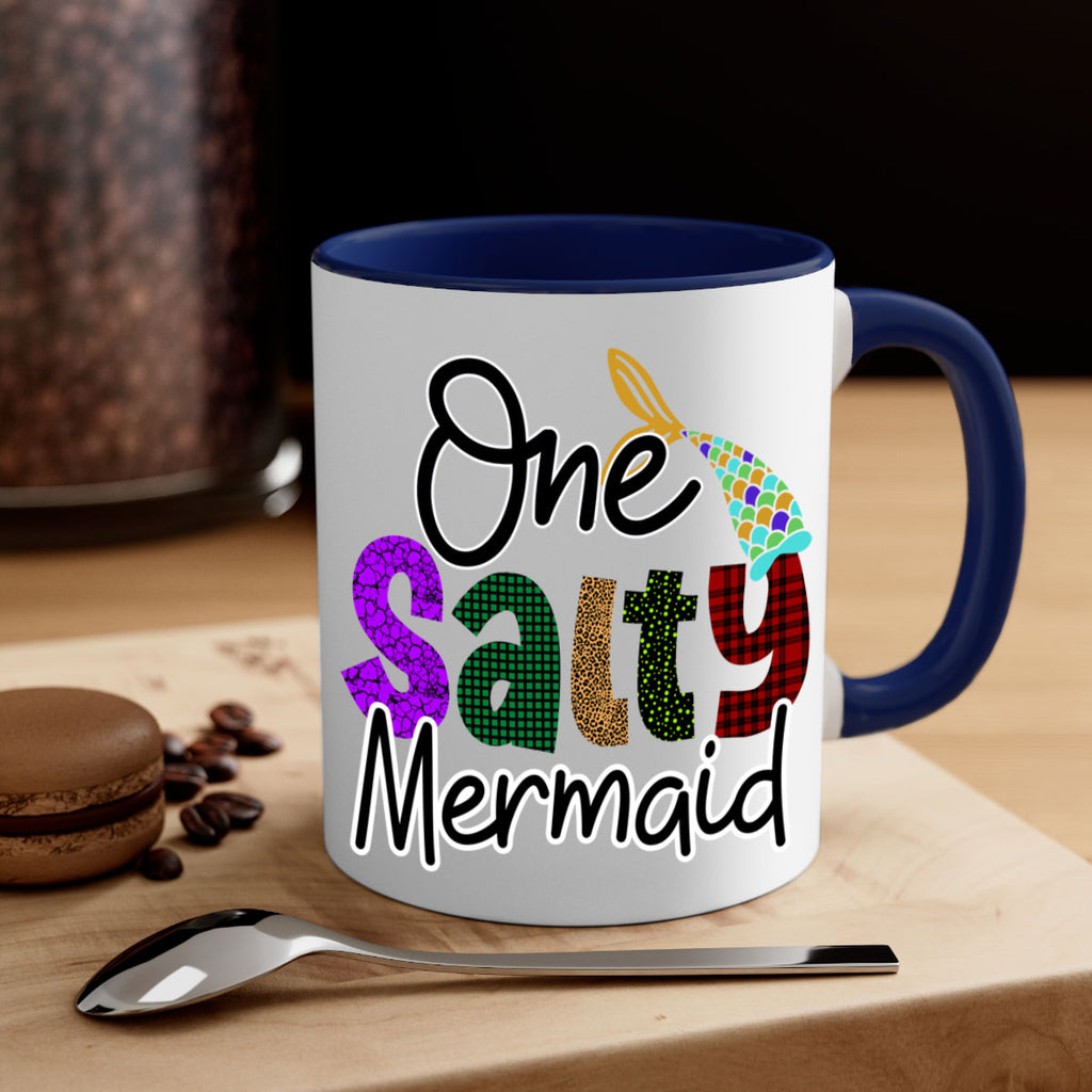 One Salty Mermaid 526#- mermaid-Mug / Coffee Cup