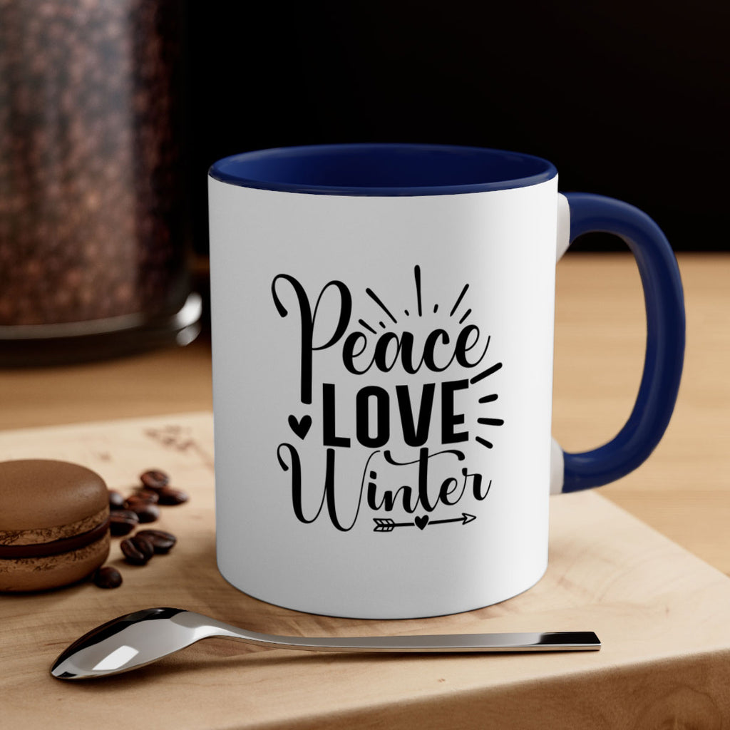 Peace Love Winter 331#- winter-Mug / Coffee Cup