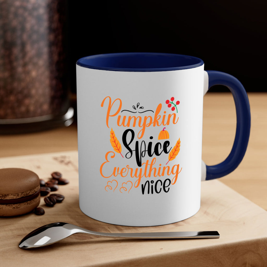 Pumpkin Spice Everything Nice 543#- fall-Mug / Coffee Cup