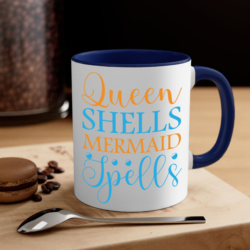 Queen Shells Mermaid Spells 546#- mermaid-Mug / Coffee Cup