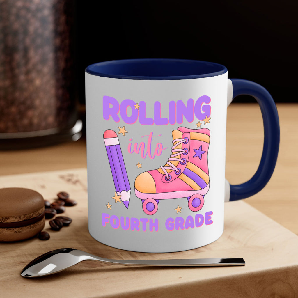 Rolling into 4th Grade 25#- 4th grade-Mug / Coffee Cup