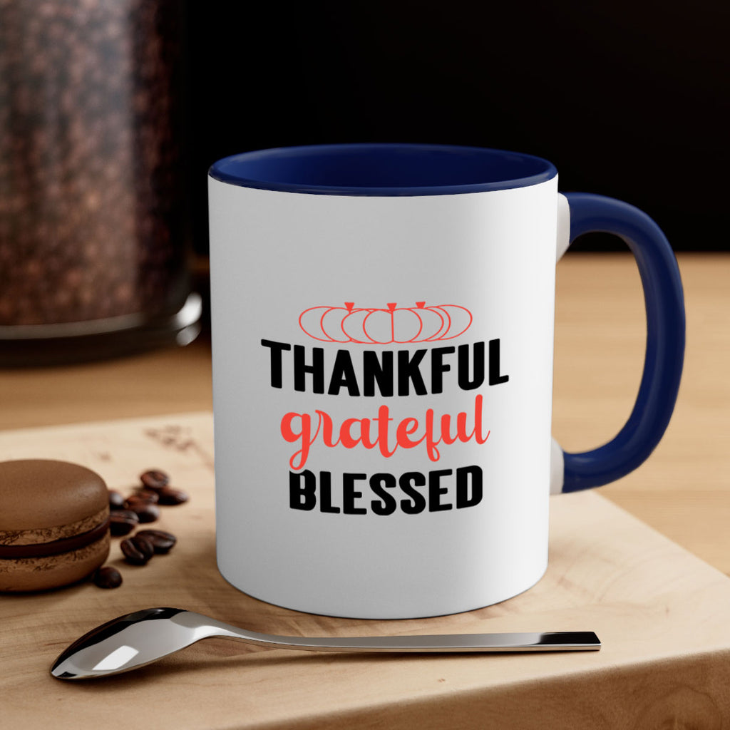 Thankful grateful blessed 603#- fall-Mug / Coffee Cup