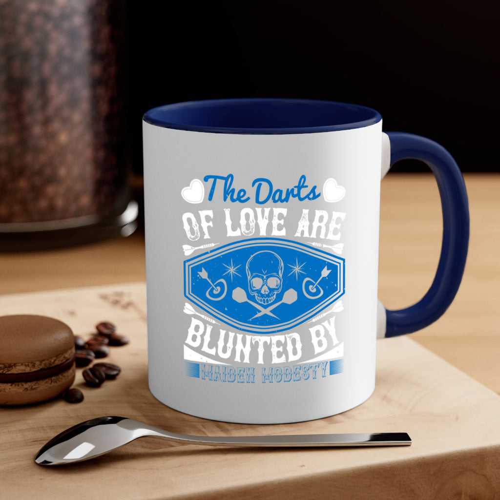 The darts of love are blunted by maiden modesty 1805#- darts-Mug / Coffee Cup