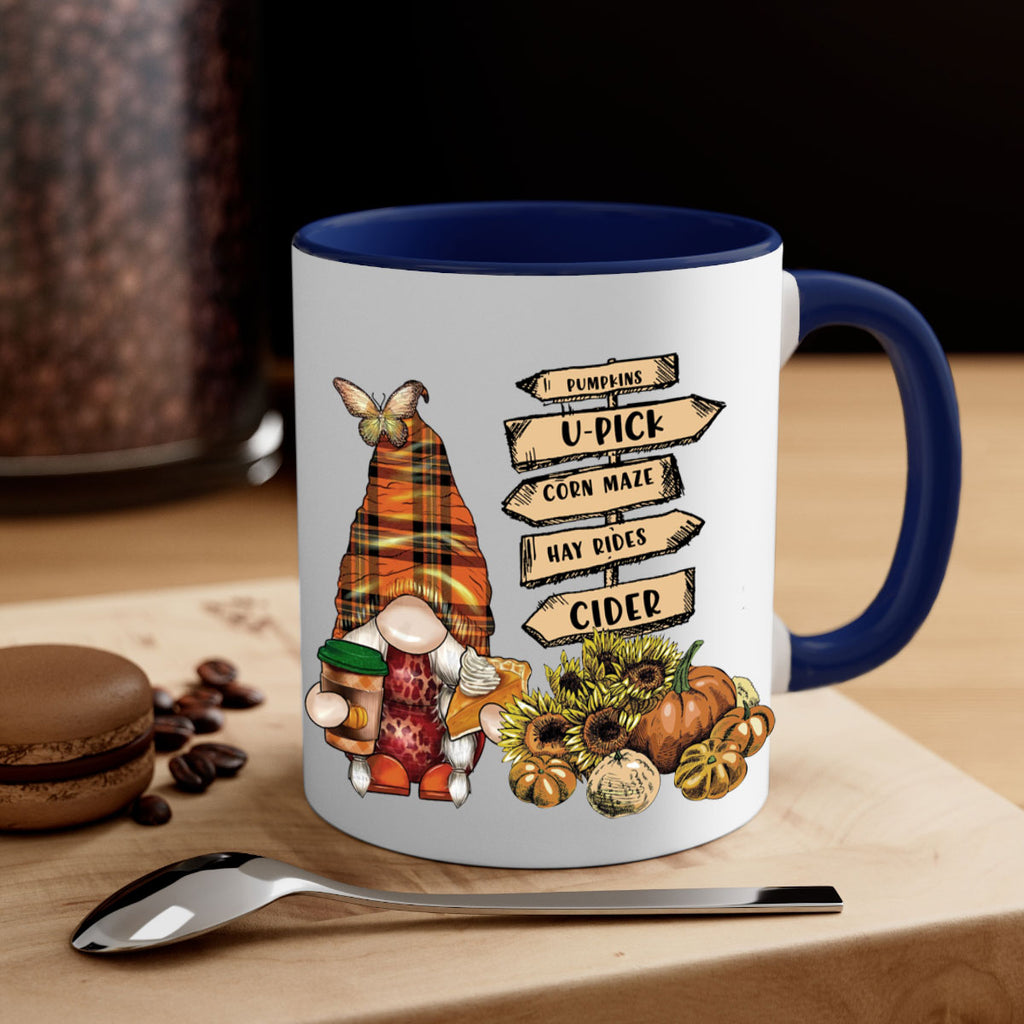 VintageFallGnome 625#- fall-Mug / Coffee Cup